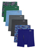 Fruit of the Loom Boys' Boxer Briefs (Assorted Colors), Coolzone Fly - 7 Pack