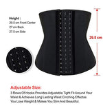 YIANNA Waist Trainer for Women Underbust Latex Sport Girdle Corsets Cincher