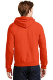 Gildan Men's Heavy Blend Fleece Hooded Sweatshirt G18500 (Small, Orange)