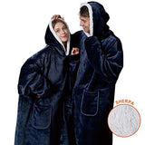 Eheyciga Blanket Hooded with Sleeves and Pocket- Soft Fleece Hoodie Blanket