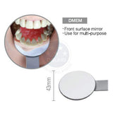 Dental Large Size Mouth Front Surface Mirrors, 2 styles
