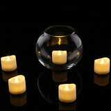 Homemory Realistic and Bright Flickering Bulb Battery Operated Flameless LED Tea Light