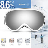 ZIONOR Lagopus Ski Snowboard Goggles UV Protection Anti fog Snow Goggles