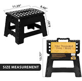 Utopia Home Foldable Step Stool for Kids - 11 Inches Wide and 8 Inches Tall - Holds Up