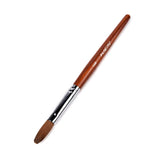 Rolabling Nail Brush Kolinsky Sable Acrylic Nail Art Brush Professional Red Wooden Nail Brush (14)