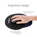 VictSing Ergonomic Mouse Pad, Mouse Pad with Gel Wrist Support Wrist Rest