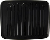 Rubbermaid Antimicrobial Drain Board, Large, Black L3-1182-M6-BLA