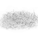 215 Clear Push Pins for Bulletin Board Thumb Tacks for Wall Corkboard Map Calendar