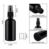 2oz Glass Spray Bottles for Essential Oils, Small Black Spray Bottle, Fine Mist Spray