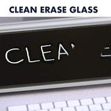 Quartet Glass Desktop Computer Pad, 18" x 6", Whiteboard, Dry Erase Surface