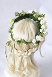 Handmade Adjustable Flower Wreath Headband Halo Floral Crown Garland