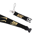 3 Pack Fashion Neck Lanyard for Keychain Phones Wallet ID Badge Holder Whistles