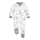 Burt's Bees Baby Unisex Baby Sleep & Play, Organic One-Piece Romper-Jumpsuit PJ, Zip