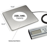 Smart Weigh Digital Heavy Duty Shipping and Postal Scale with Durable Stainless