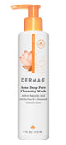 DERMA E Acne Deep Pore Cleansing Wash with Salicylic Acid – Anti-Acne Blemish Face wash – Vegan Cleanser infused with,Tea Tree Oil & Chamomile for skin soothing – Removes Dirt, oil, and impurities