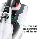 Vremi 1800 Watt Steam Iron for Clothes - Nonstick Ceramic Sole Plate, 350 mL Water Tank