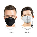 Kids Face Mask | Children's 2-Pack | Anti-Microbial, Reusable, Cotton, Adjustable