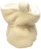 Luvable Friends Unisex Baby Cozy Fleece Booties, Cream Tan, 0-6 Months US