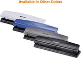 Bostitch Office HP12 3 Hole Punch, 12 Sheet Capacity, Metal, Black