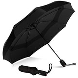 Repel Umbrella Double Vented Windproof Automatic Travel Umbrellas with Teflon