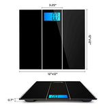 Etekcity Digital Body Weight Bathroom Scale with Step-On Technology, 400 Pounds