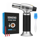 Sondiko Butane Torch, Culinary Torch Refillable Kitchen Butane Torch Lighter
