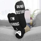 Do Not Disturb Gaming Socks, Funny Cotton Novelty Gamer Socks Gifts