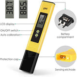 Digital PH Meter, PH Meter 0.01 PH High Accuracy Water Quality Tester with 0-14