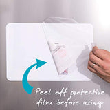 Small Magnetic Dry Erase Board for Fridge 12x8 inch