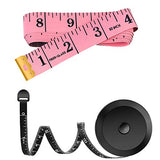 2 Pack Tape Measure Measuring Tape for Body Fabric Sewing Tailor Cloth Knitting Home