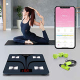 ABYON Bluetooth Smart Bathroom Scales for Body Weight Digital Body Fat Scale