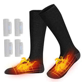 UpdateClassic Heated Socks USB Rechargeable Electric Socks with 4Pcs Large Capacity