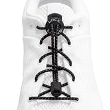 LOCK LACES (Elastic Shoelace and Fastening System) (Black)