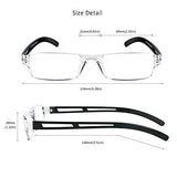 4 Pairs Reading Glasses, Blue Light Blocking Glasses, Computer Reading Glasses