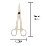 Body Piercing Clamps - Yuelong 25PCS Disposable Slotted Navel Forceps Clamp Triangle Open Plier Ear Nose Piercing Tools Tattoo Piercing Supplies (Triangle)