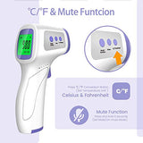 Touchless Thermometer for Adults, Forehead Thermometer for Fever, Body Thermometer and Surface Thermometer 2 in 1 Dual Mode Thermometer