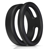 Silicone Dual Penis Ring, Premium Stretchy Longer Harder Stronger Erection Cock Ring