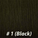 25 Strands Wavy Body Wave Pre Bonded U Nail Tip Fusion Remy Human Hair Extensions 22" Inches (#1 Black)