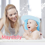 Baby Shower Cap Visor with Ear Protection for Bathing Washing Hair, Maydolly Soft Hat