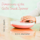 GoBe Kids Snack Spinner - Reusable Snack Container with 5 Compartment Dispenser