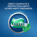 Crest + Scope Complete Whitening Toothpaste, Minty Fresh, 5.4 oz, Pack of 3