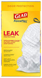 Glad ForceFlex Tall Kitchen Drawstring Trash Bags 13 Gallon White Trash Bag