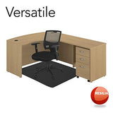 Resilia Office Desk Chair Mat – for Carpet (with Grippers) Black, 30 Inches x 48 Inch