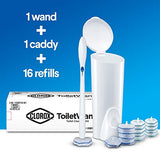 Clorox ToiletWand Disposable Toilet Cleaning System - ToiletWand, Storage Caddy
