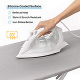 SAVUK Silicone Coated Ironing Board Cover and Pad, 4 Layers, 15x54 inch, Extra Heavy