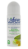 Lafe's Extra Strength Roll On Deodorant (Pack of 2) With Tea Tree Oil, Aloe Vera and Mineral Salts, 2.5 oz Each