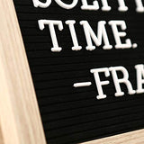 Letter Board by Crystal Lemon, Felt Letter Board, 10x10 inches, Changeable Wooden