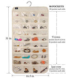BB Brotrade HJO80 Hanging Jewelry Organizer,80 Pocket Organizer