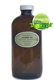 16 OZ JOJOBA OIL GLASS BOTTLE 100% ORGANIC MOISTURIZER RELIEF PURE & ORGANIC