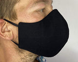 Double Extra large face mask for men with larger faces! Breathes freely, does not fog up